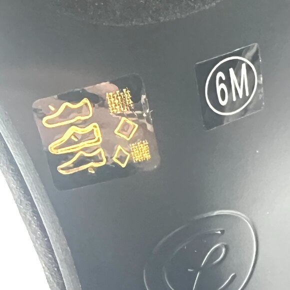 Chinese Laundry Womens‎ Size 6 Black Microsuede Heels Dress Sandals Shoes - Picture 12 of 14